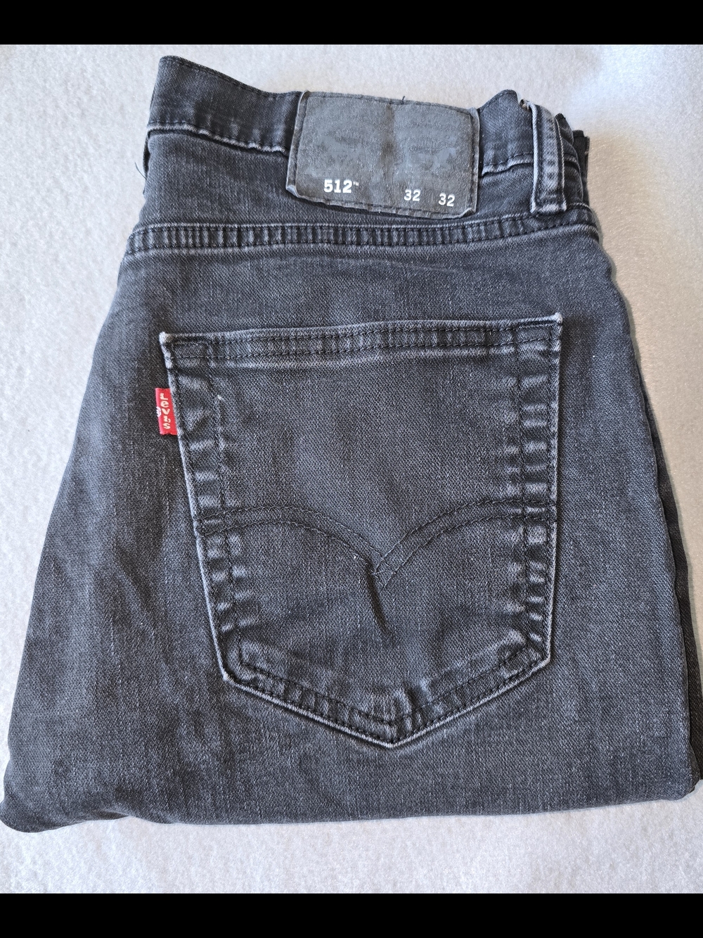 Levi's 512 Slim Taper Jeans in Black - Men